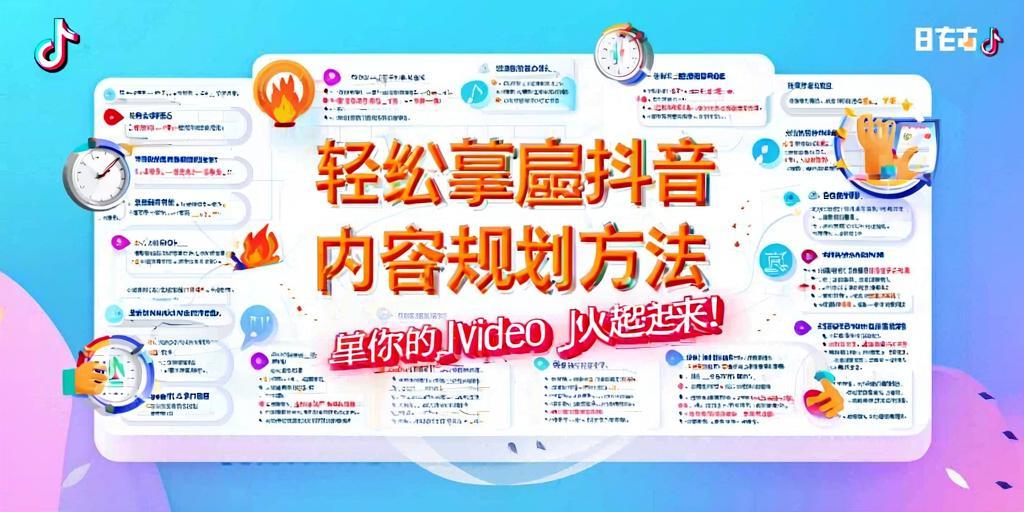 轻松掌握抖音内容规划方法，让你的视频火起来！